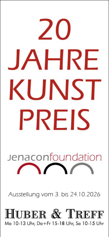20 Jahre Kunstpreis der jenaconfoundation 20 Jahre Kunstpreis der jenaconfoundation