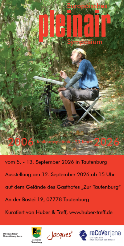 20. Jubiläums-Pleinair 2026 Tautenburg 20. Jubiläums-Pleinair 2026 Tautenburg
